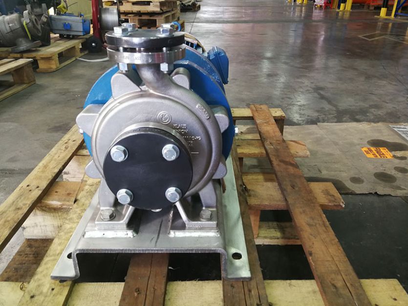 Klaus Union Mag Drive Pump supplied to a Global Chemical Giant in the Chromic Acid area of the plant